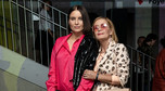 Gwiazdy na pokazie mody: Joanna Horodyńska i  Jolanta Trykacz
