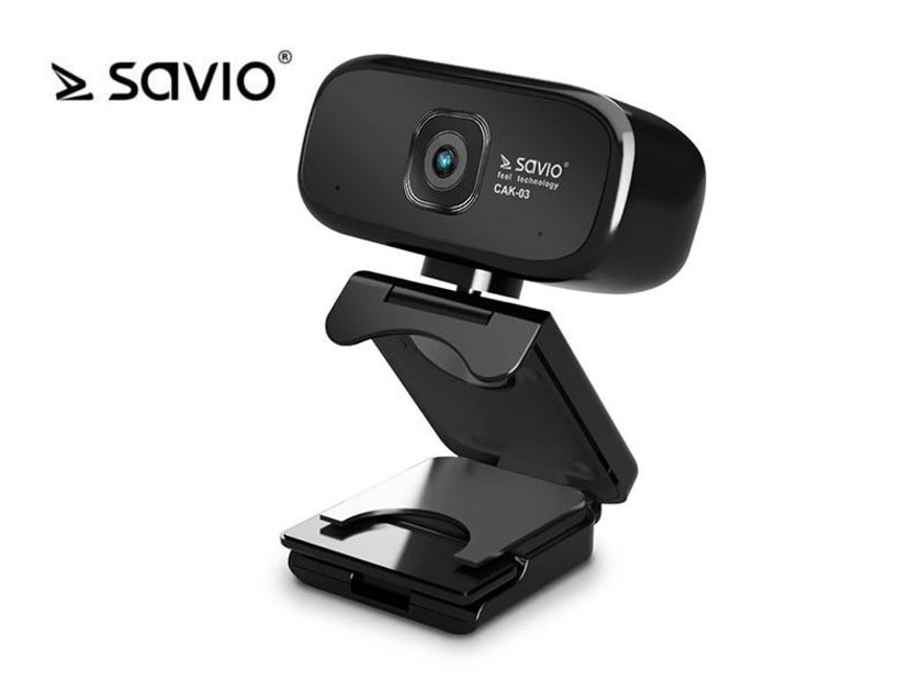 Elmak Kamera Internetowa USB HD SAVIO CAK-03 z mikrofonem, 1280x720