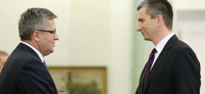 Szczurek kontra Komorowski. Cicha wojna rządu z prezydentem