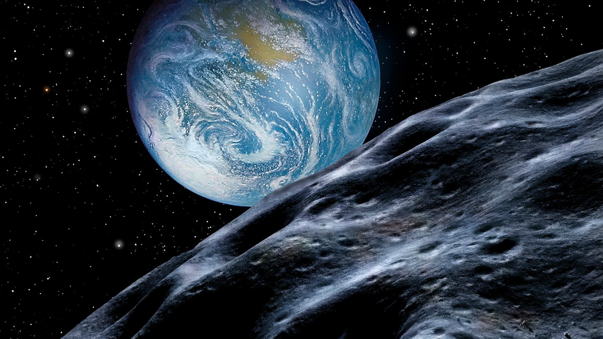 Ilustracija: asteroid