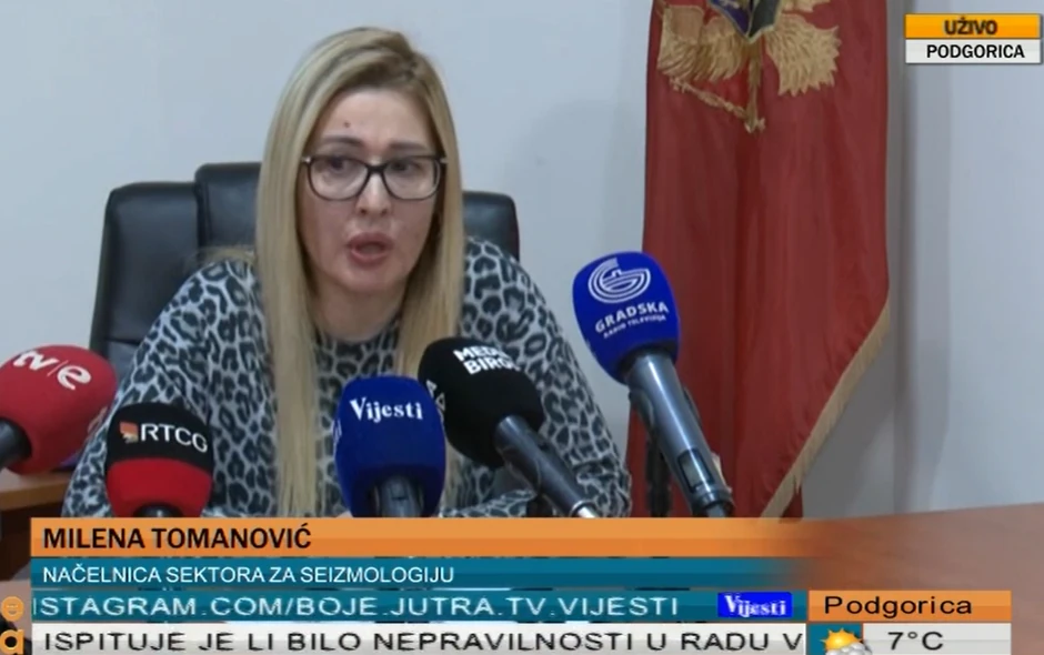 Milena Tomanović, načelnica odseka za analizu i obradu podataka u Sektoru za seizmologiju