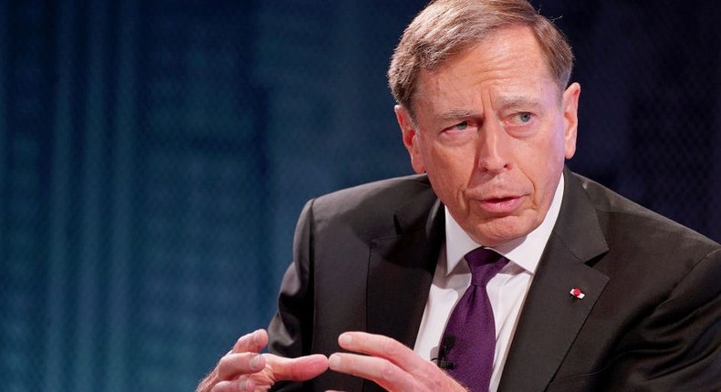 David Petraeus speaks onstage during the 2021 Concordia Annual Summit - Day 3 at Sheraton New York on September 22, 2021 in New York City.