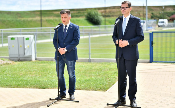 Michał Dworczyk i Mateusz Morawiecki