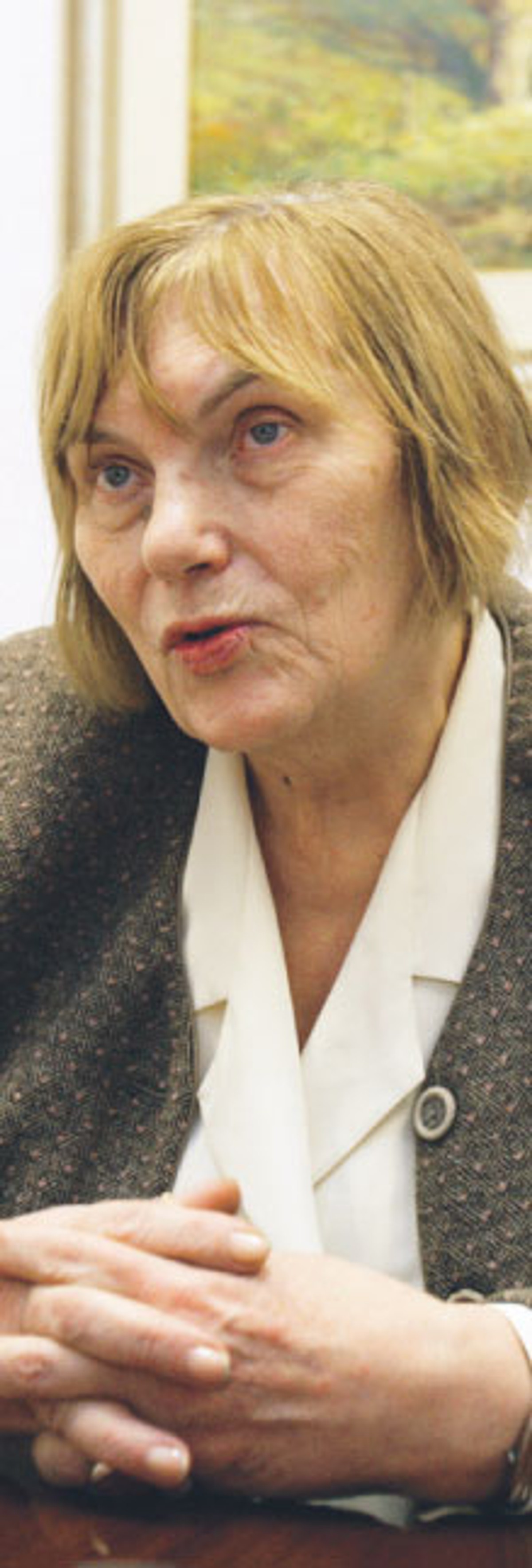 Na razie nie ma przesłanek za obniżką stóp procentowych. Dopóki nie dojdzie do ustabilizowania sytuacji na świecie, nie ma sensu zmieniać parametrów polityki pieniężnej - ocenia Halina Wasilewska-Trenkner, członek RPP. Fot. GP