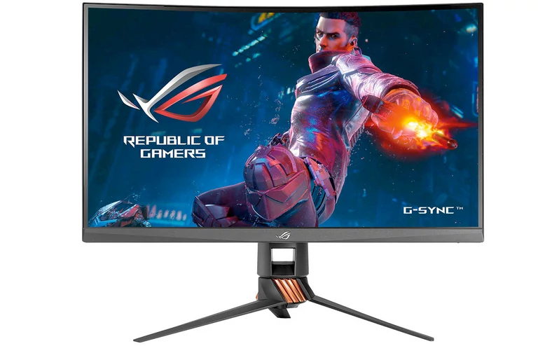 Asus PG27VQ – monitor gamingowy o rozdzielczości WQHD (2560 x 1440 pikseli). Cena: 3150 zł