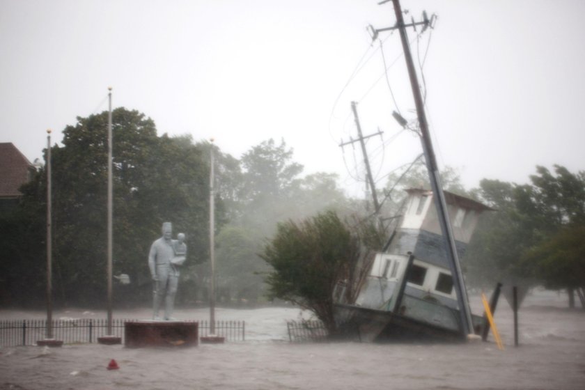 USA. Huragan Florence uderzył w Karolinę Północną