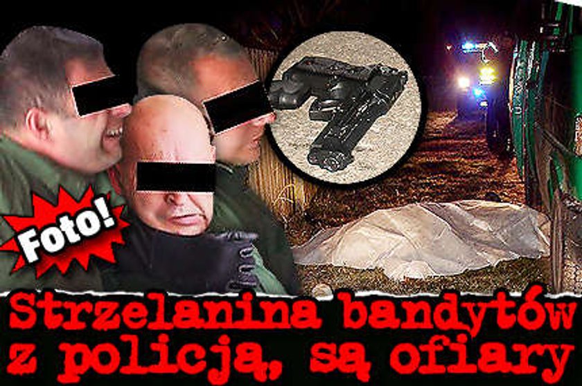 Strzelanina z policją, są ofiary