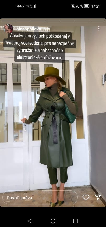 Alena Pallová vypovedala na polícii. 