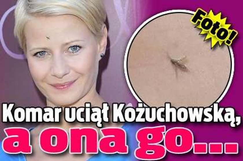 Komar uciął Kożuchowską, a ona go... FOTO