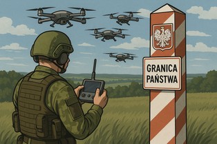 Mur dronów narazie leży! Bruksela o nim mówi, ale nie inwestuje.