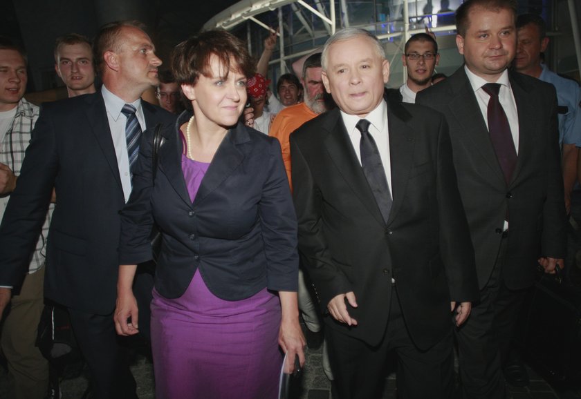 Joanna Kluzik-Rostkowska i Jarosław Kaczyński