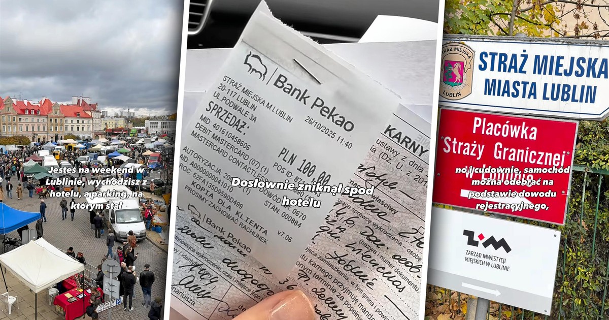 Kuriozum w Lublinie. W hotelu powiedziano jej, gdzie ma zaparkować. Rano przeżyła szok