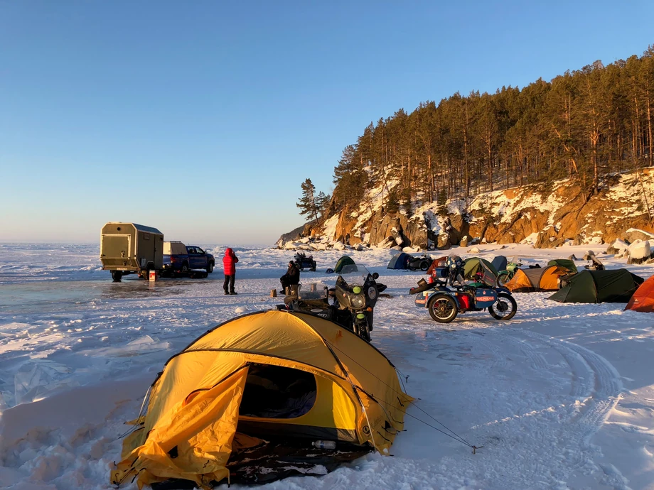 Obozowisko podczas Ice Run 2018