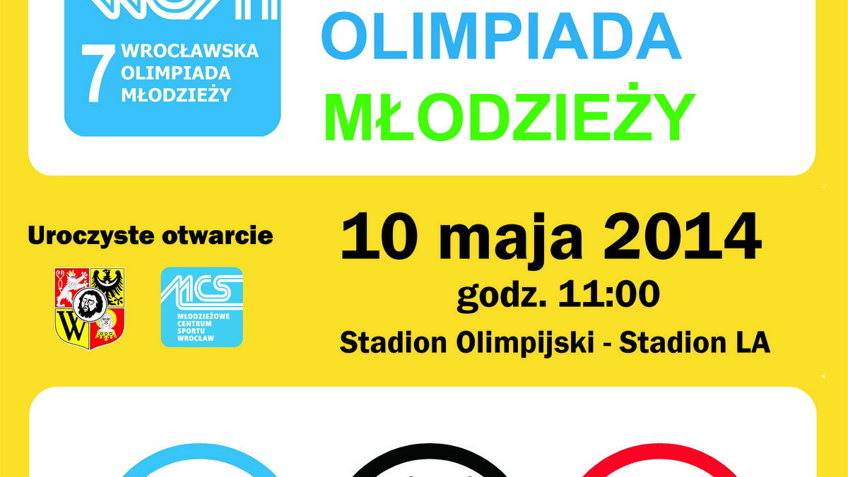 Przed nimi półtora miesiąca zmagań. Już po raz siódmy młodzi sportowcy ze stolicy Dolnego Śląska będą rywalizować między innymi w akrobatyce, hokeju na trawie czy siatkówce – a wszystko to w ramach Wrocławskiej Olimpiady Młodzieży. Impreza rozpocznie się 10 maja i potrwa do 22 czerwca.