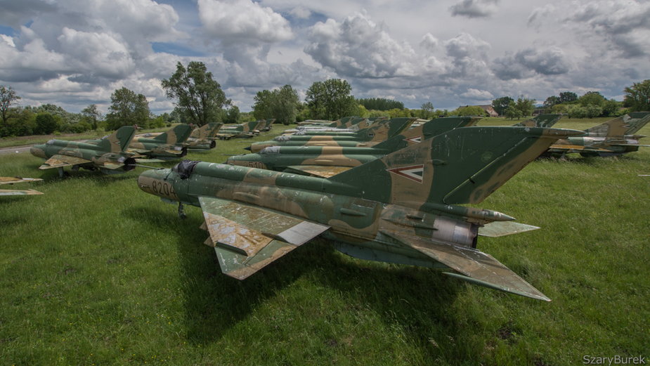Opuszczone samoloty na Węgrzech