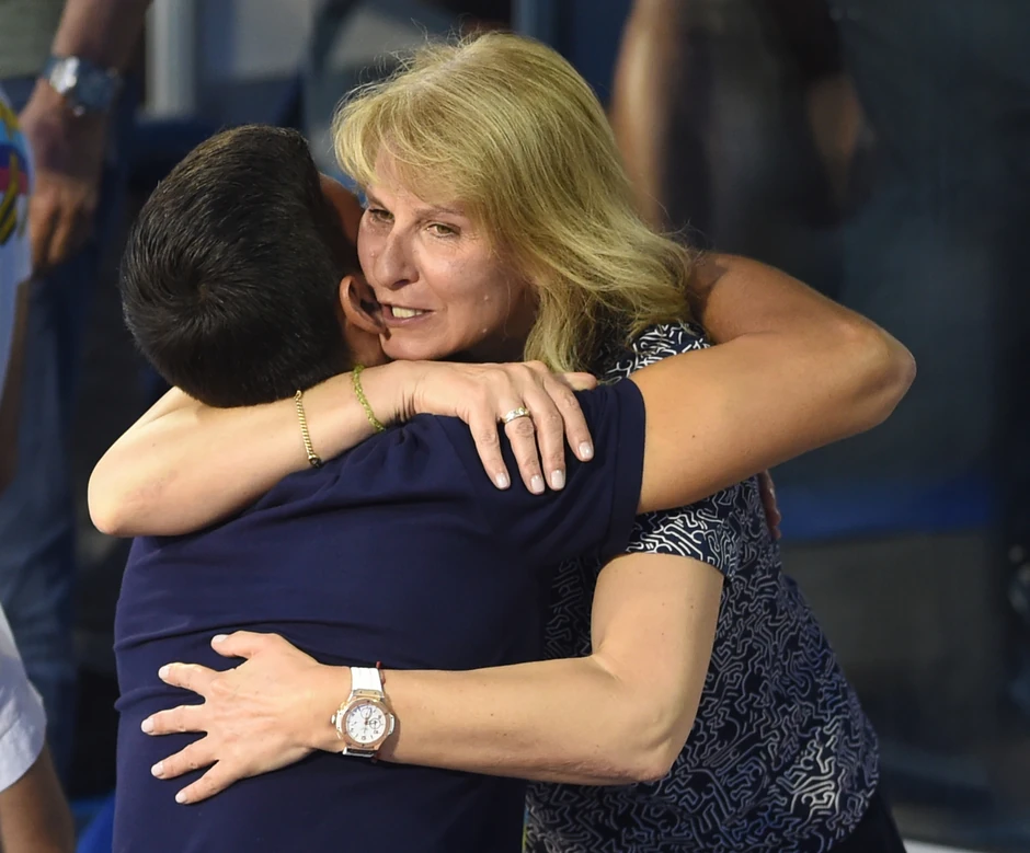 Novak i Dijana Đoković na finalu Adria tour turnira u Beogradu između Filipa Krajinovića i Dominika Tima