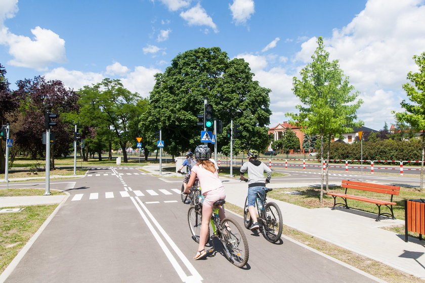 W parku Tysiąclecia powstało miasteczko rowerowe