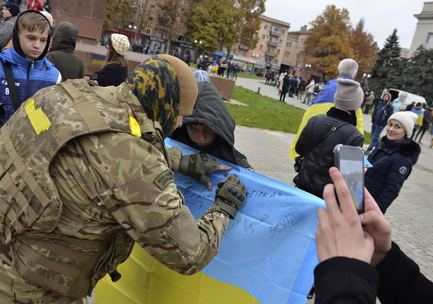 Ukraińskie wojsko w Chersoniu