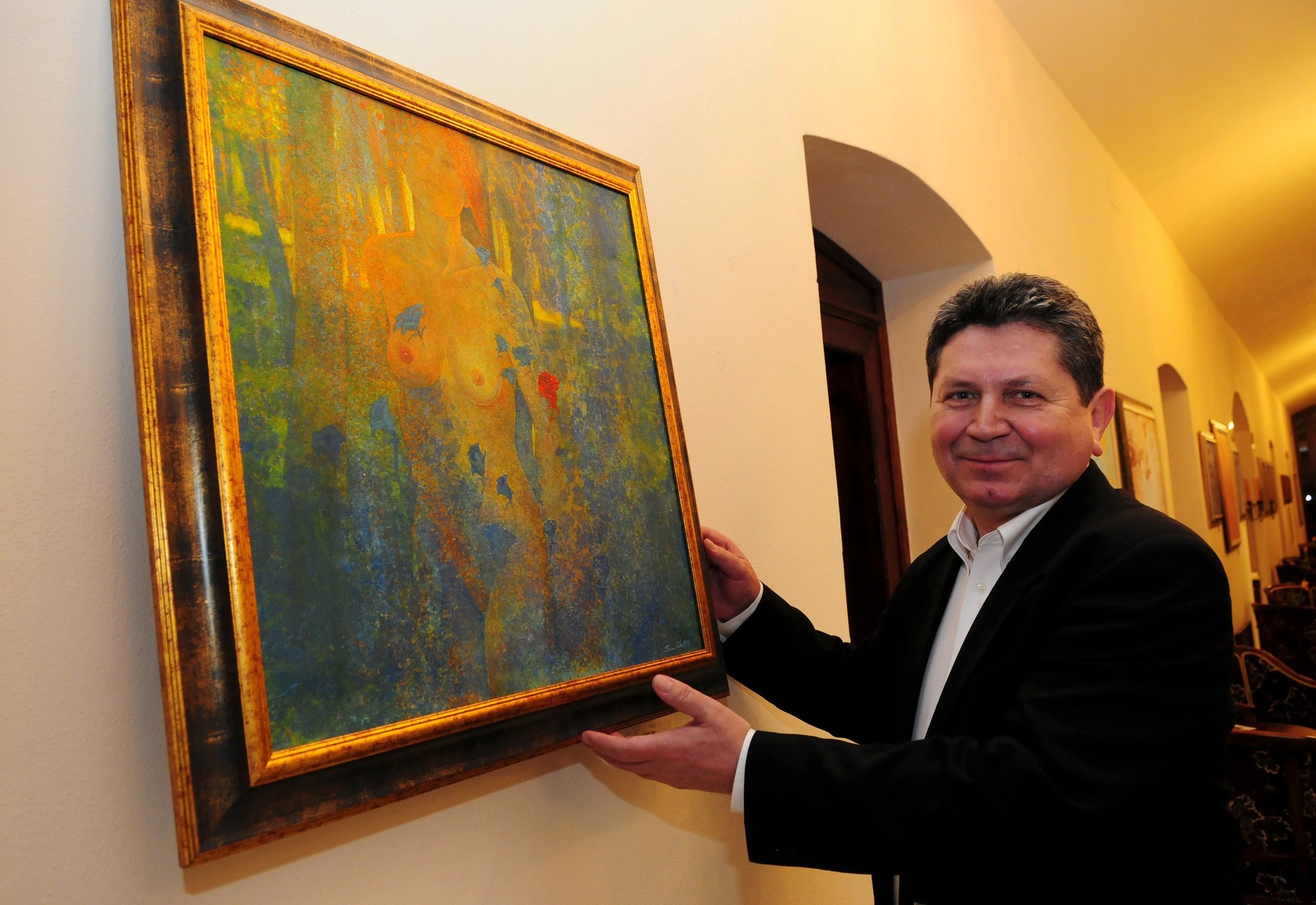 Významný akademický maliar Andrej Smolák v roku 2010. 