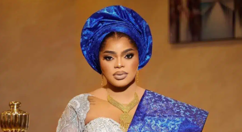 Nigeria's controversial cross-dresser, Idris Okuneye, popularly known as Bobrisky. [Gistreel]