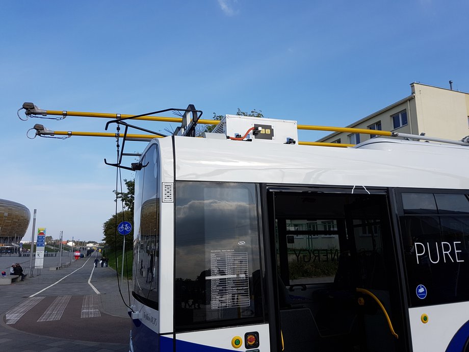 Trolejbus dla Rygi został wyposażony także w baterie