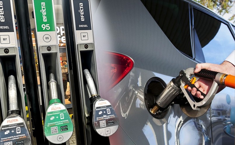 Ile kosztuje benzyna 95, gaz LPG i diesel?
