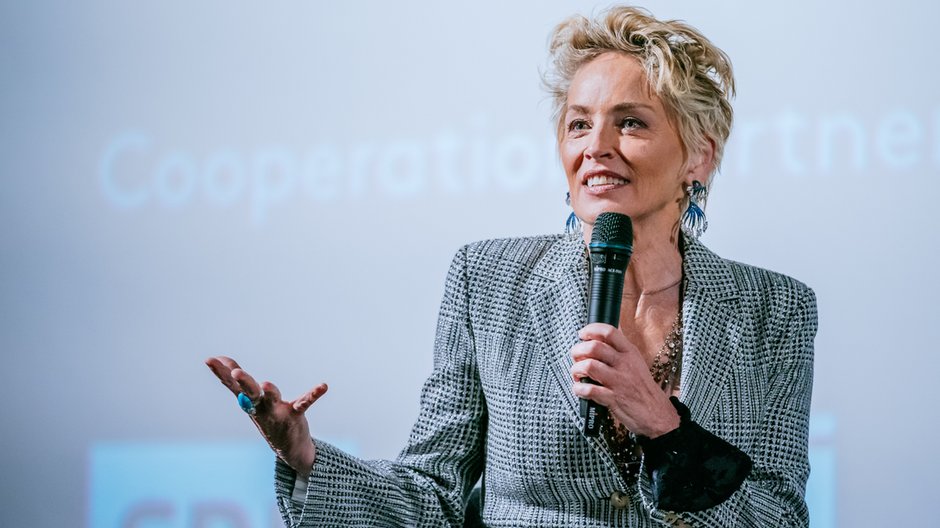 Sharon Stone na festiwalu w Zurychu 