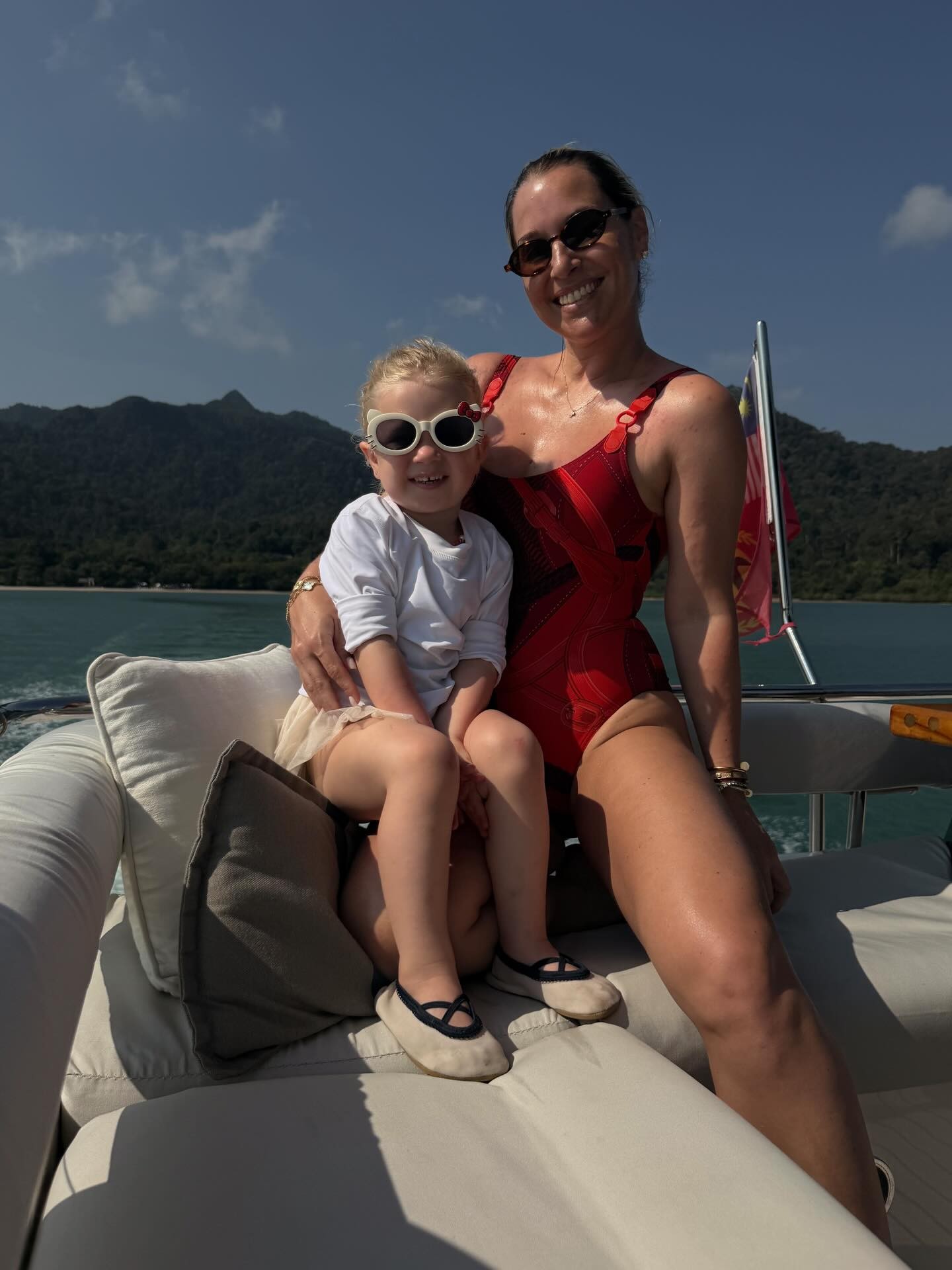 Bývalá tenisová špička Dominika Cibulková s dcérou Ninou. 