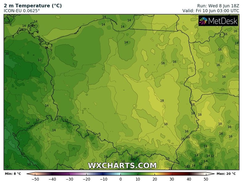 Temperatura będzie dość wysoka