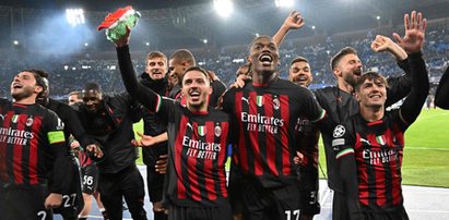 Liga Mistrzów. Mecz półfinałowy: AC Milan — Inter Mediolan.  Mediolan już świętuje