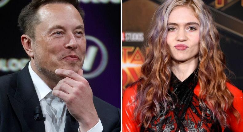 Elon Musk (left) and Grimes (right).Chesnot via Getty Images; Frazer Harrison via Getty Images