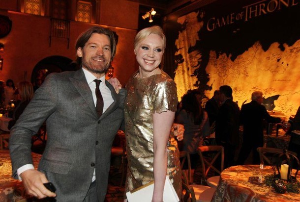 Gra o Tron 10 Nikolaj Coster Waldau Gwendoline Christie