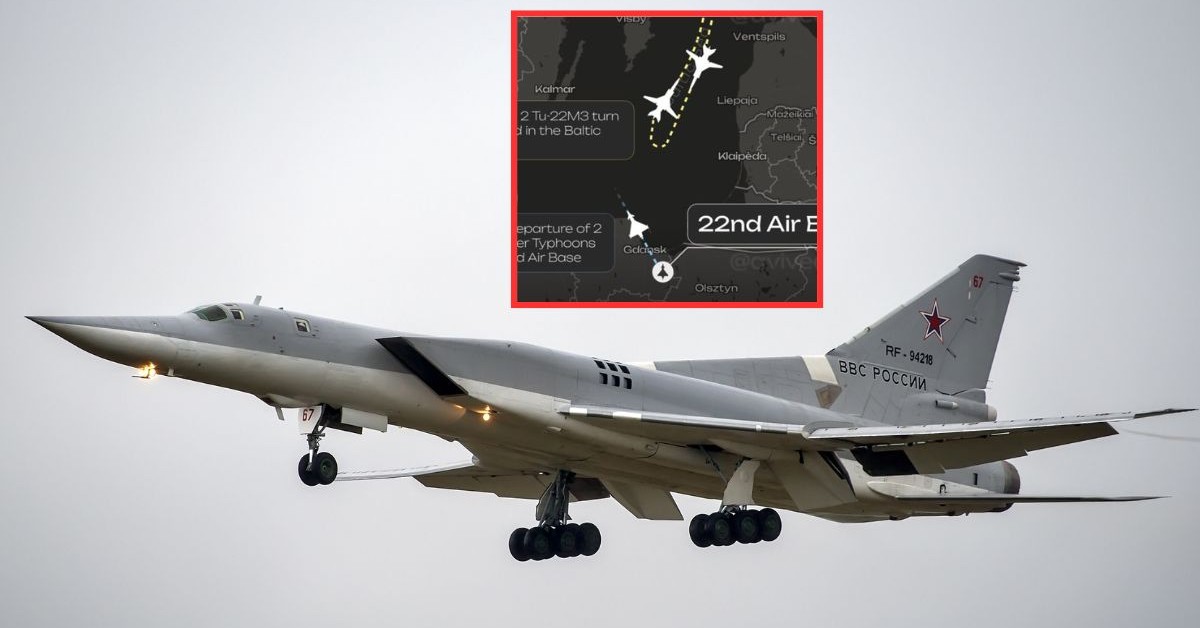 Znów symulowali atak na Polskę? Rosyjskie bombowce nad Bałtykiem, NATO poderwało myśliwce