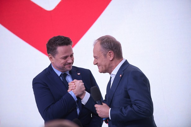 Rafał Trzaskowski i Donald Tusk