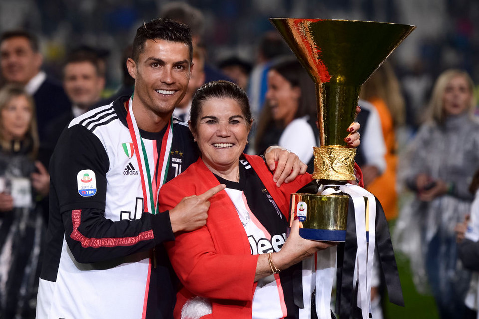 Cristiano Ronaldo z mamą, Marią Dolores dos Santos Aveiro