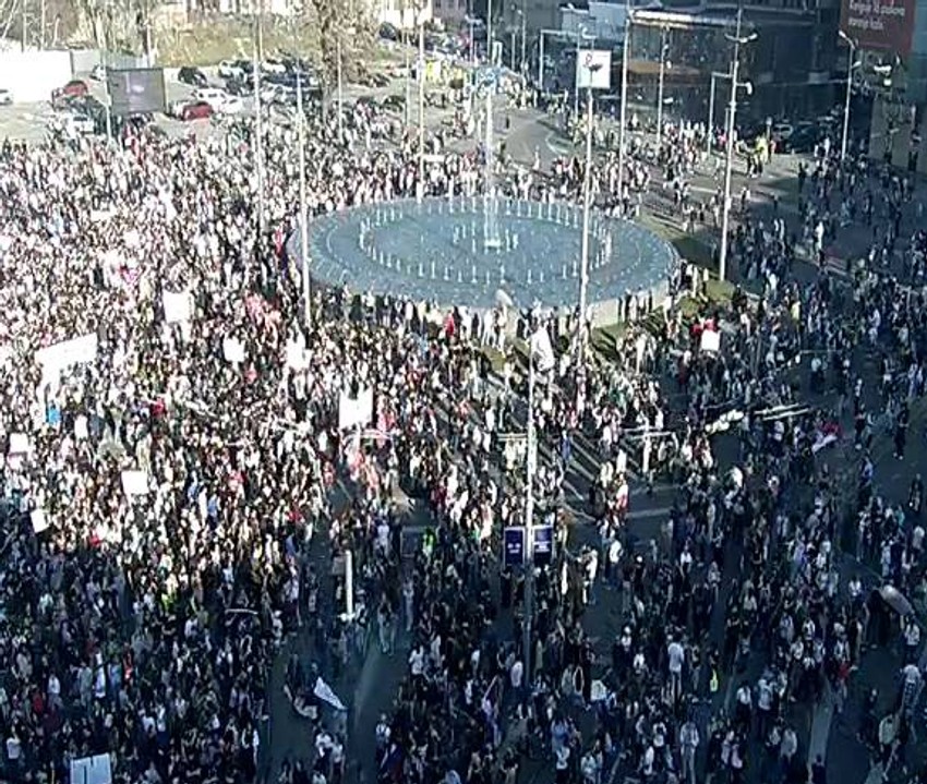 Ovako je bilo dok je trajala blokada Slavije