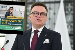 Dobrowolny ZUS. Marszałek Hołownia zaprzecza, a tak było naprawdę