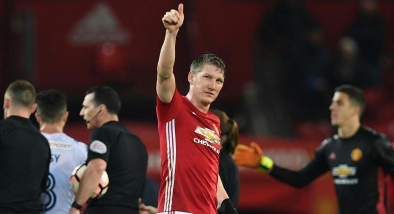 I am grateful to the club for allowing me the chance to take up the challenge at Chicago Fire, Schweinsteiger said of Manchester United