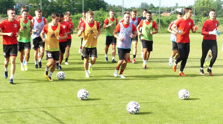 A következő hetekben kemény edzések várnak a kisvárdai játékosokra is / Fotó: Kisvárda FC