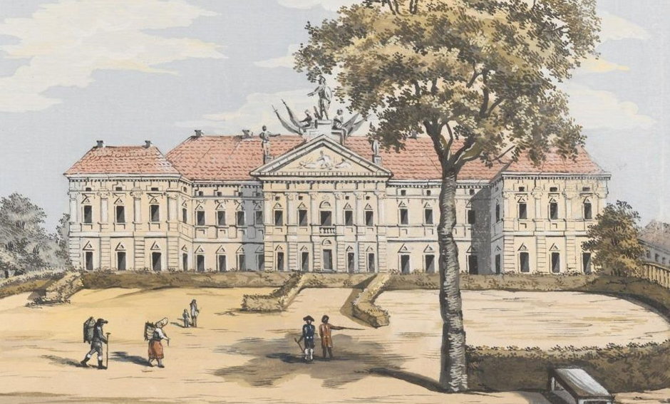 Pałac na początku XIX w.