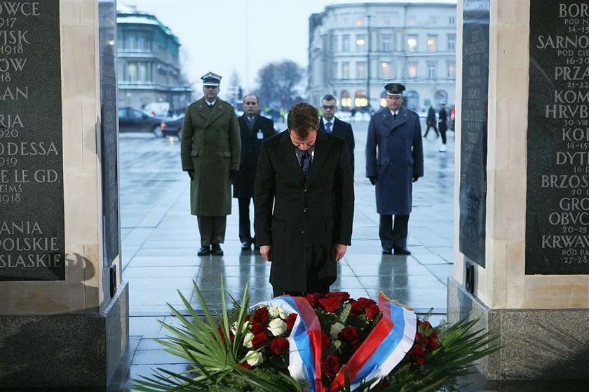 Miedwiediew w Polsce. Zobacz szczegóły wizyty