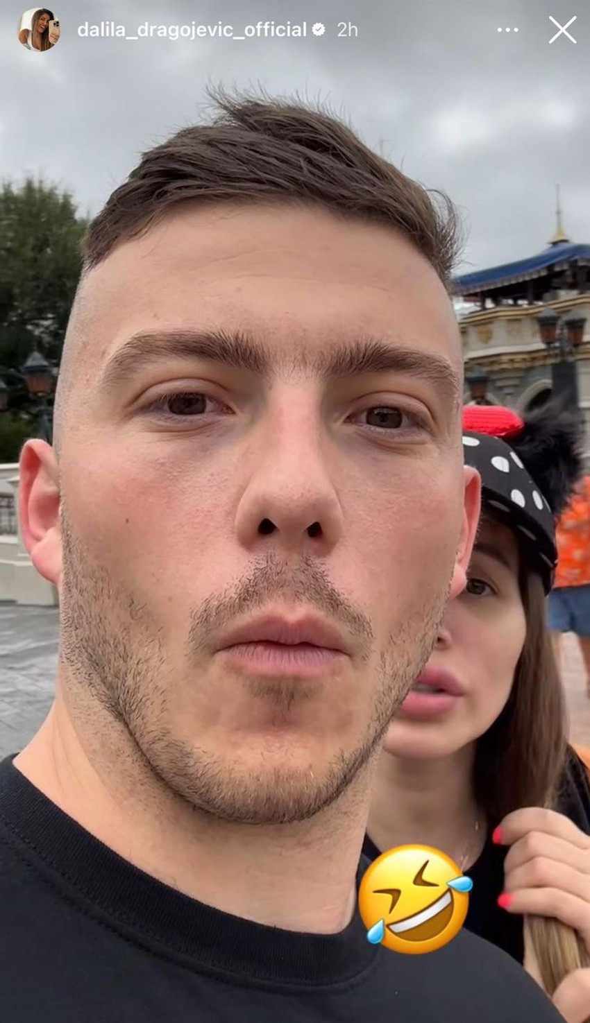 Dalila sa dečkom u Americi