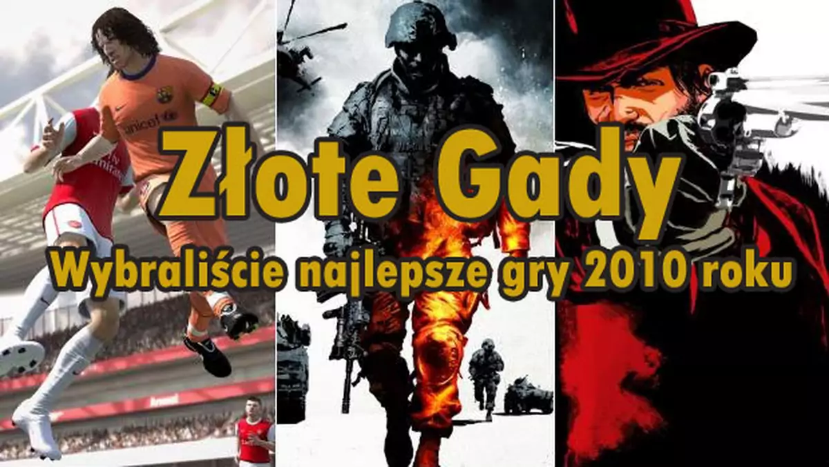 Złote Gady 2010 – wybraliśmy najlepsze gry 2010 roku!