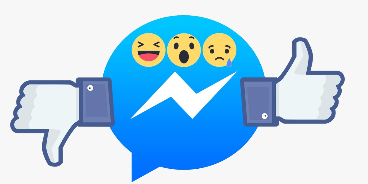 Facebook wprowadza kciuka w dół, ale tylko w komunikatorze Messenger