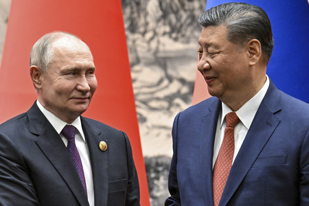 Владимир Путин и Кси Џинпинг во Пекинг на 16 мај
