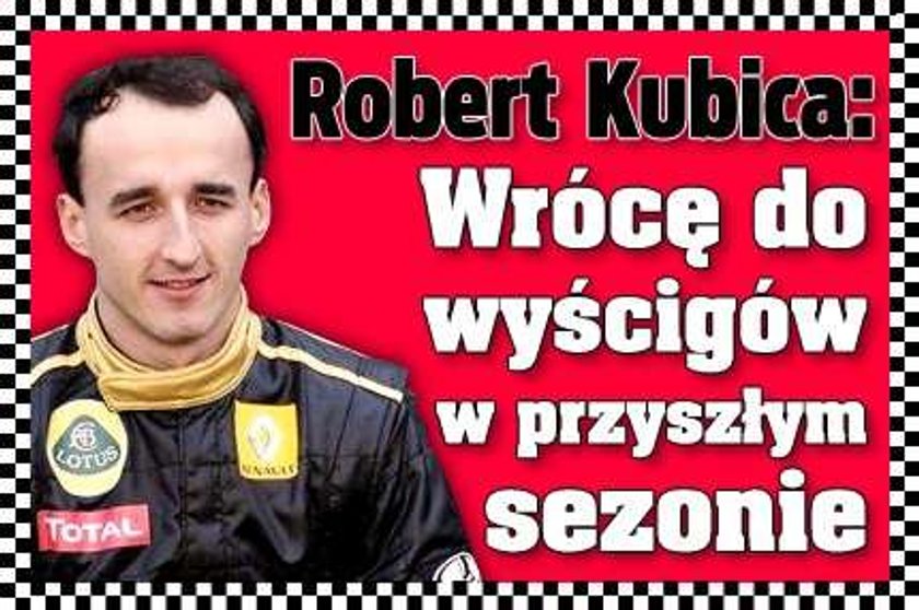 Kubica: Chodzę już sam i wróciłem do...