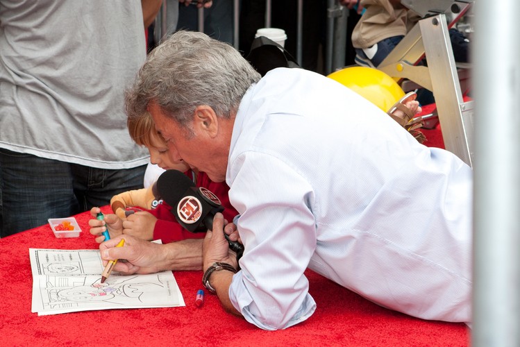 Dustin Hoffman na premierze 'Kung Fu Pandy 2' w Hollywood (2011)