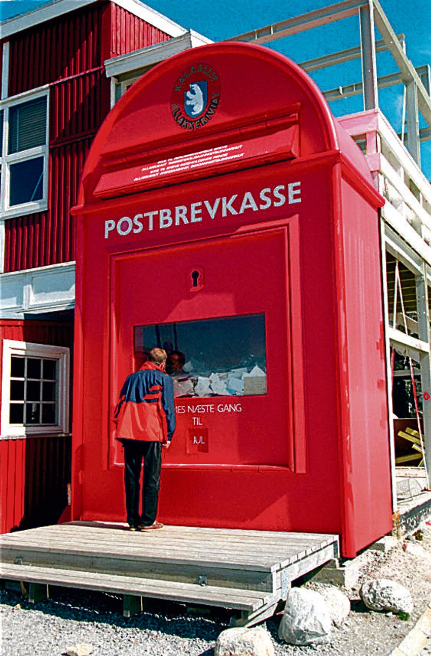 Deda Mrazovo sanduče na Grenlandu