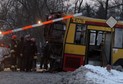 WARSZAWA WYPADEK ZDERZENIE POCIĄGU Z AUTOBUSEM