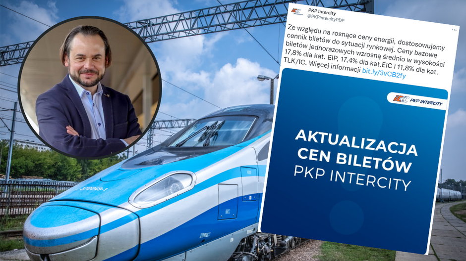 PKP Intercity zapowiedziało drugą w ciągu 12 miesięcy podwyżkę cen biletów kolejowych